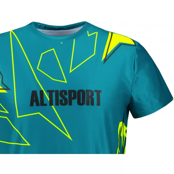  Pánska košeľa na voľný čas premium ALTISPORT VOJ/ALM123TR06 PETROLEJ 