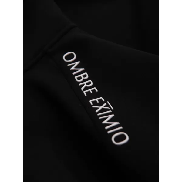  Pánska mikina OMBRE OM-SSZP-0211 ČIERNA 