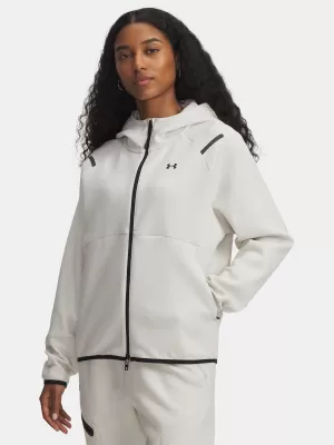 Dámska mikina UNDER ARMOUR UNSTOPPABLE FLEECE FZ 1379842-110 BIELA
