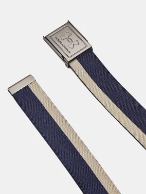Pánsky opasok UNDER ARMOUR M STRETCH WEBBING BELT 1383935-410 MODRÁ