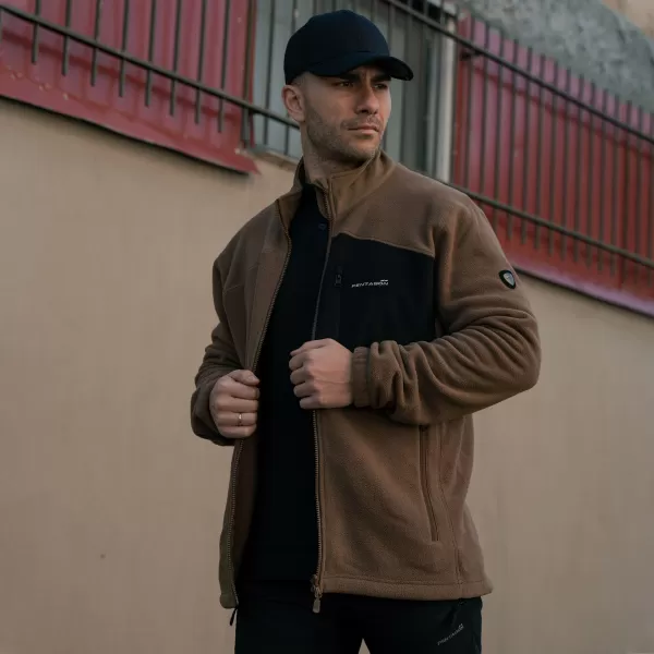  Pánska mikina PENTAGON ATHOS 2.0 MEN΄S FLEECE JACKET K08047 KOJOT 