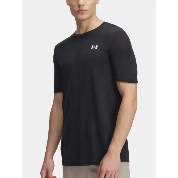  Pánske tričko UNDER ARMOUR VANISH SEAMLESS NOVELTY SS 1388129-001 ČIERNA 