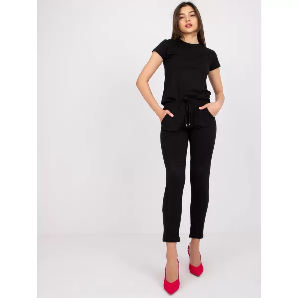  Dámske tepláky BASIC FEEL GOOD RV-DR-3589.09X NOIRE 