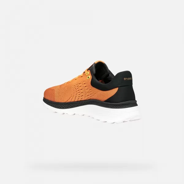  Pánske tenisky GEOX SPHERICA ACTIF X1 G014569 ORANŽOVÁ 