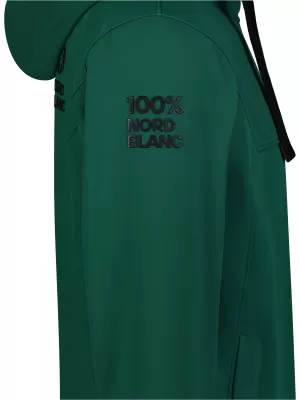 Pánska softshellová mikina NORDBLANC CANOPY NBSSM8340 ZELENÁ