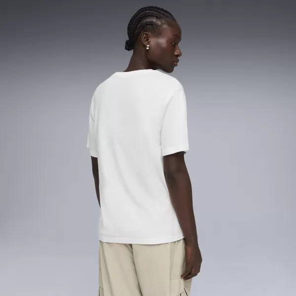 Dámske tričko PUMA GRAPHICS RELAXED TEE BETTER 691908_02 PUMA BIELA 