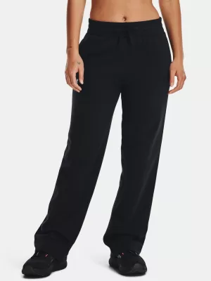 Dámske športové nohavice UNDER ARMOUR RIVAL FLC STRAIGHT PANT 1381847-001 ČIERNA