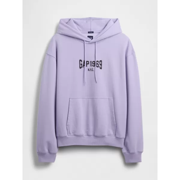  Pánska mikina GAP LOGO PULLOVER HOODIE 821291-00 ORCHID 