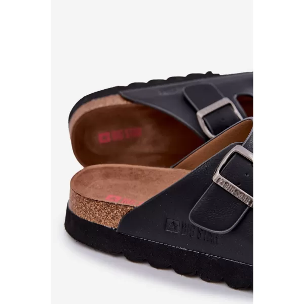  Pánske šľapky BIG STAR NN174531 BLACK Big Star Shoes 