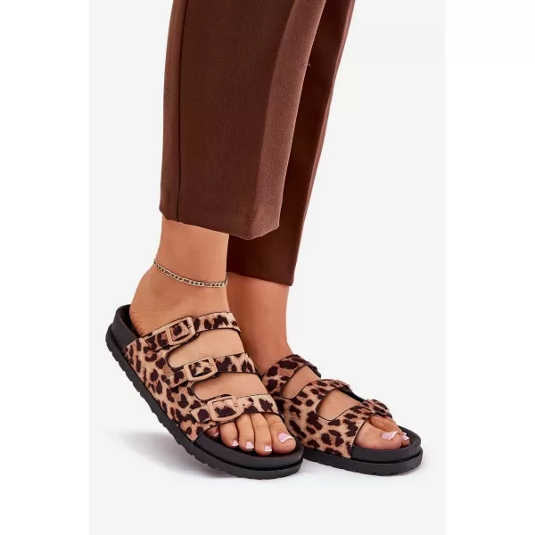  Dámske šľapky BOTO ULIRI 36081 LEOPARD 