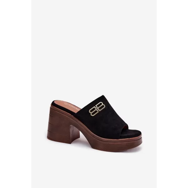  Dámske šľapky VINCEZA 17400 BLACK 