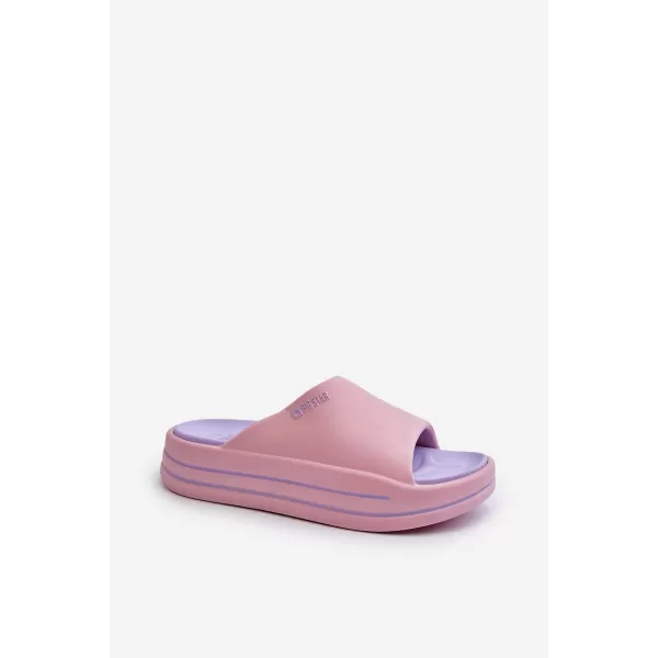  Dámske šľapky BIG STAR NN274A035 PINK Big Star Shoes 
