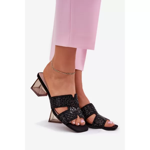  Dámske šľapky VINCEZA 62230 BLACK 