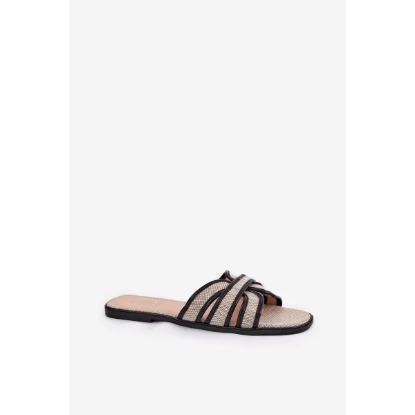  Dámske šľapky BOTO TOBIN 36257 BLACK 