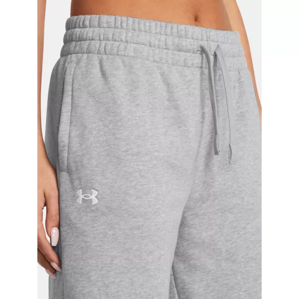  Dámske športové nohavice UNDER ARMOUR UA RIVAL FLC STRAIGHT PANT 1381847-011 ŠEDÁ 