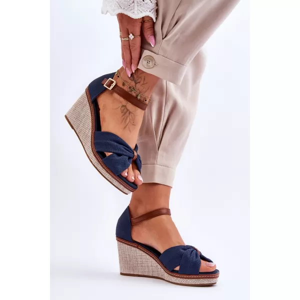  Dámske sandále BOTO DAPHNE 25416 NAVY 