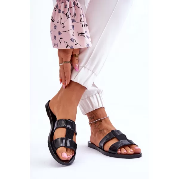  Dámske šľapky ZAXY JJ285263 BLACK 