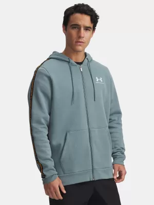 Pánska mikina UNDER ARMOUR UA ICON FLEECE FZ TAPING 1390298-587 MODRÁ
