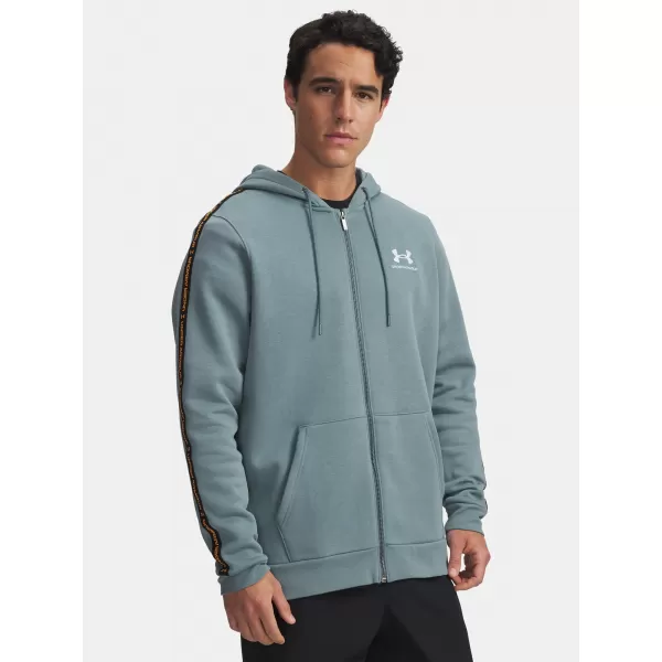  Pánska mikina UNDER ARMOUR UA ICON FLEECE FZ TAPING 1390298-587 MODRÁ 