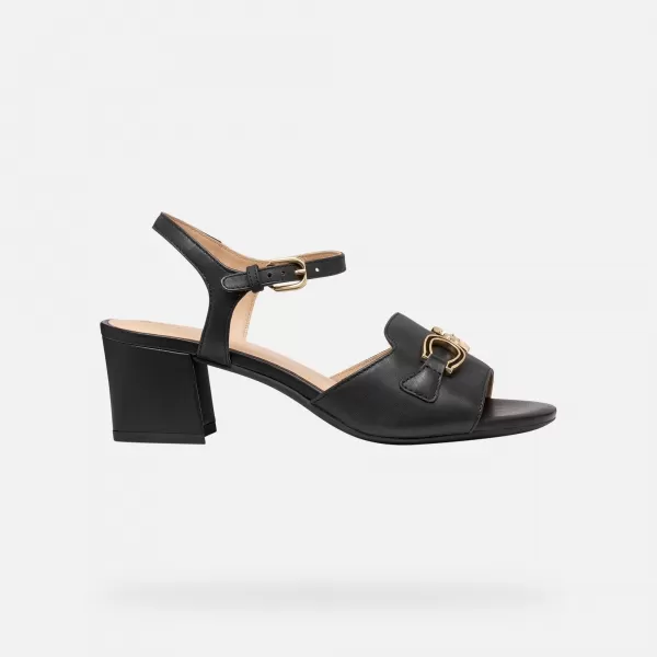 Dámske sandále GEOX NEW ERAKLIA 50 G013134 ČIERNA 