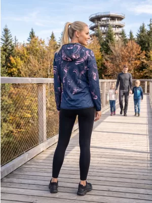 Dámska softshellová bunda premium ALTISPORT VOJ/ALW064JACK01 MODRORUŽOVÁ