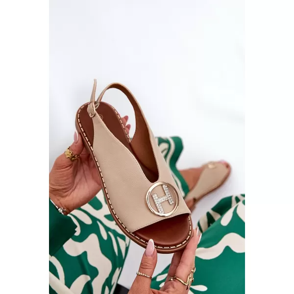  Dámske sandále BOTO ISELIRIA 35832 BEIGE 