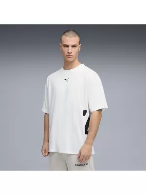 Pánske tričko PUMA M GRAPHIC OVERSIZED TEE 528528_02 PUMA WHITE