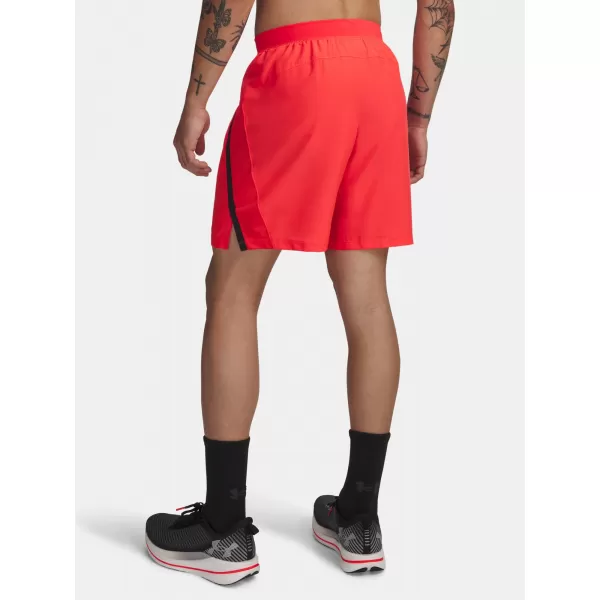  Pánske kraťasy UNDER ARMOUR UA LAUNCH 7'' SHORTS 1382620-714 ČERVENÁ 