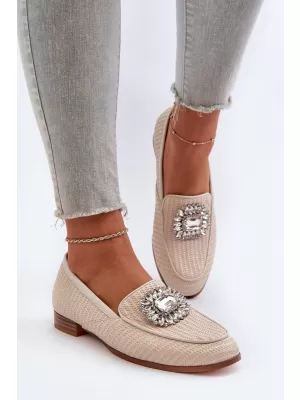 Dámske mokasíny D&A MR38-676 BEIGE