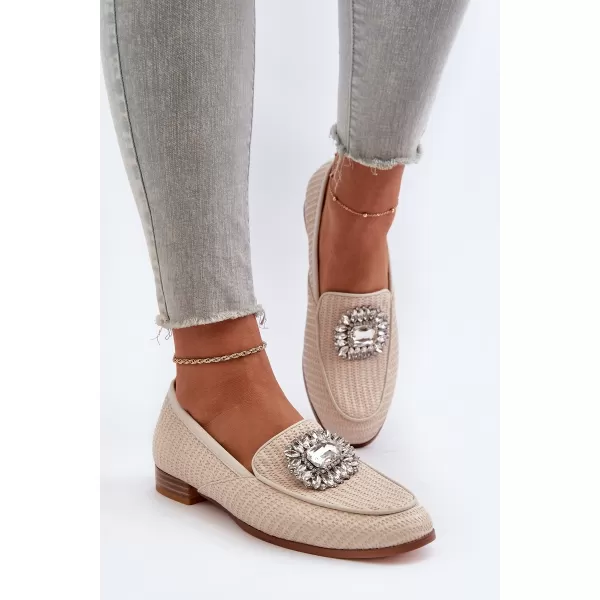  Dámske mokasíny D&A MR38-676 BEIGE 