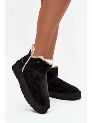 Dámske snehule WRANGLER 20253093.25Y BLACK