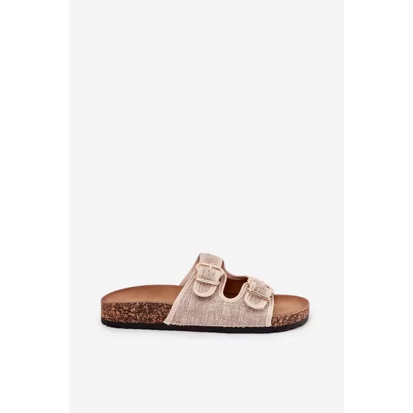  Dámske šľapky BOTO OSOFFE 36218 BEIGE 