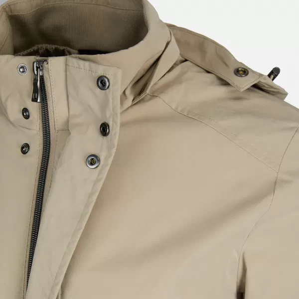  Pánska parka GEOX DAMON G012292 BÉŽOVÁ 