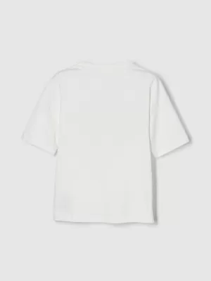 Detské tričko GAP CLASSIC LOGO TEE 780680-00 NEW OFF WHITE