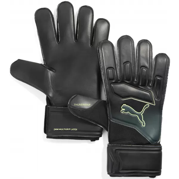  Brankárske rukavice PUMA ULTRA PLAY RC 042084-03 ČIERNE/ZELENÉ TERR/ŠUMIVÉ SVETLO 