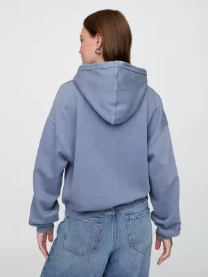 Dámska mikina GAP LOGO PULLOVER HOODIE 746918-01 BAINBRIDGE BLUE
