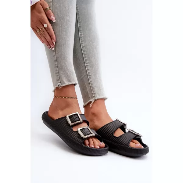  Dámske šľapky ZAXY LL285088 BLACK 