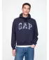 Pánska mikina GAP PATCHWORK LOGO PULLOVER HOODIE 745196-00 NAVY UNIFORM