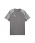 Pánske tričko PUMA TEAMLIGA26 JERSEY 659721_13 FLAT MEDIUM GRAY/ PLOCHÁ STREDNE ŠEDÁ/PUMA BIELA