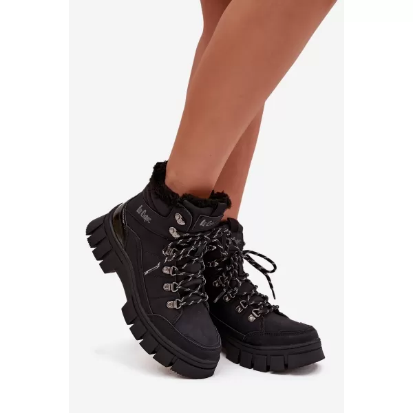  Dámske zimné topánky LEE COOPER LCJ-25-31-3911 BLACK 