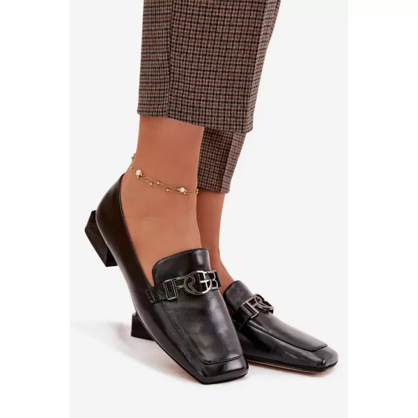  Dámske mokasíny D&A CR61-3125 BLACK 
