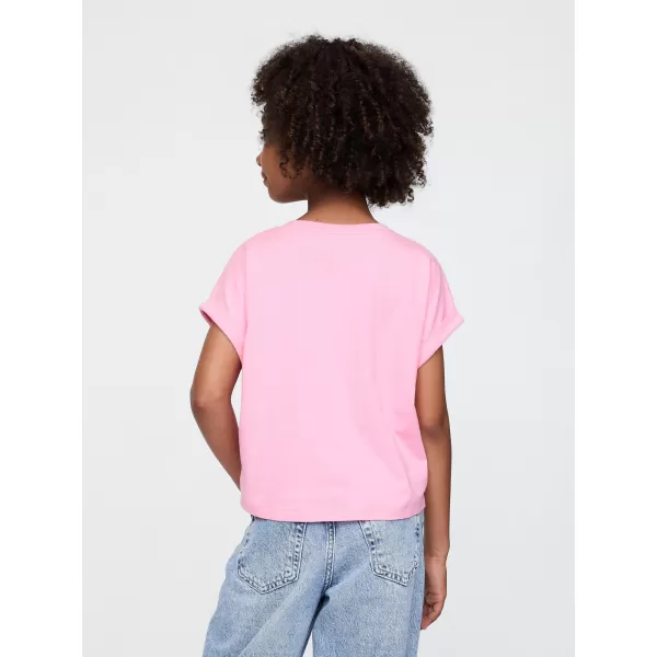  Detské tričko GAP LOGO TEE 780448-00 MAY PINK 
