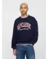 Pánska mikina GAP CLASSIC LOGO SWEATSHIRT 744748-01 NAVY UNIFORM