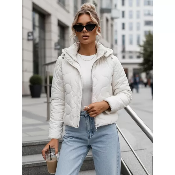  Dámska bunda DSTREET TY3582 BIELA 