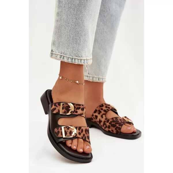  Dámske šľapky BOTO DANELLE 41335 TIGER/BLACK 