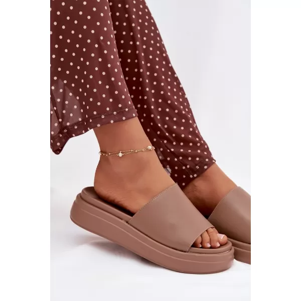  Dámske šľapky BOTO TANELISSE 41301 KHAKI 