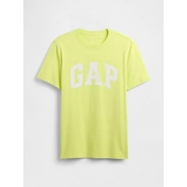  Pánske tričko GAP EVERYDAY BASIC LOGO TEE 856659-31 SUPERLIME 
