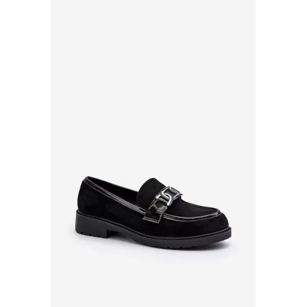  Dámske mokasíny S.BARSKI HY350A BLACK 