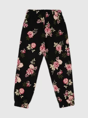 Detské tepláky GAP LOGO SWEATPANTS 843858-03 FLORAL PRINT