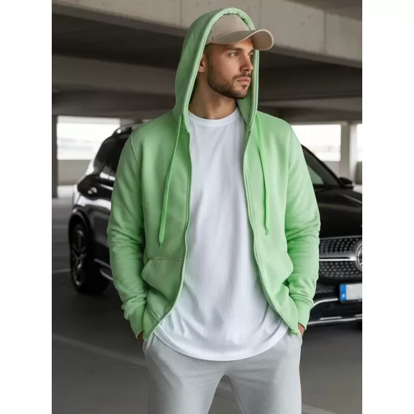  Pánska mikina DSTREET BX5230 SVETLO ZELENÁ 